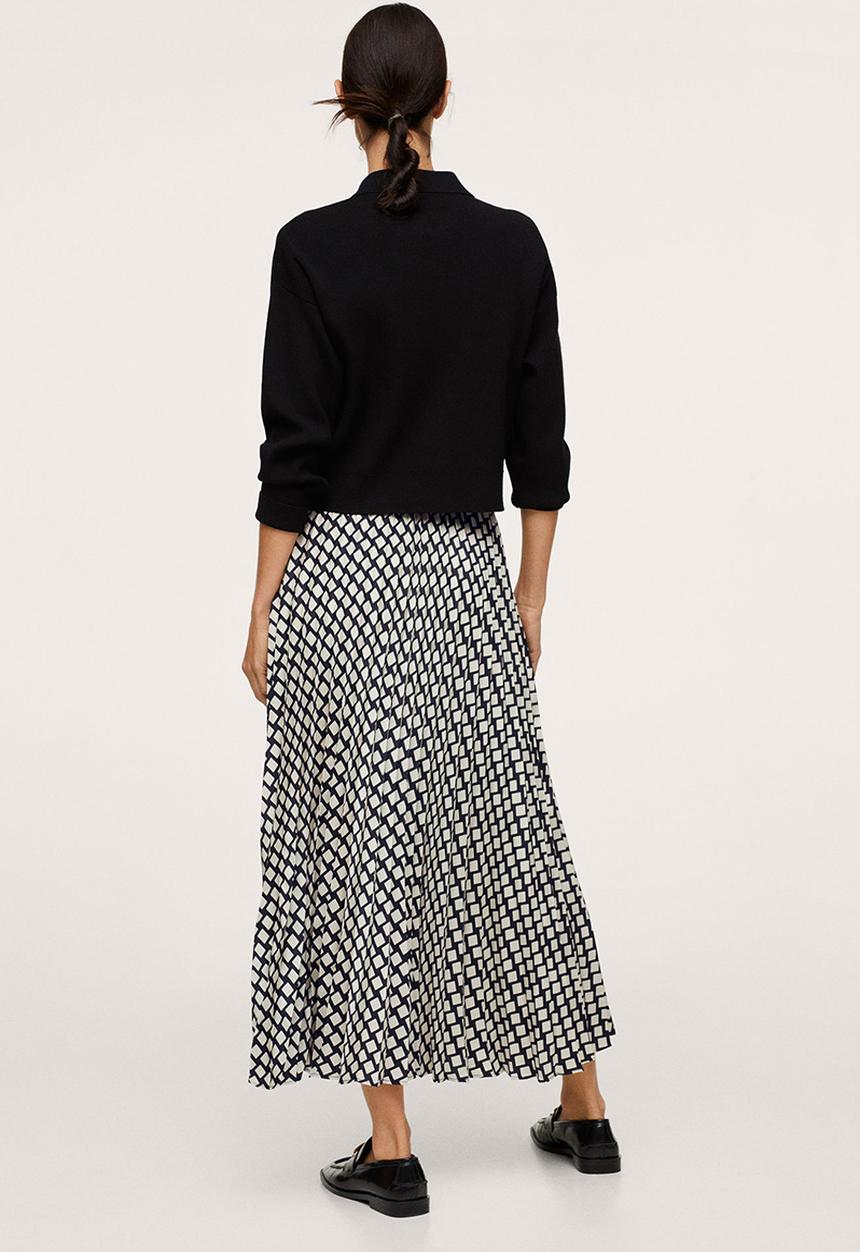 MANGO - Skirt quant - black