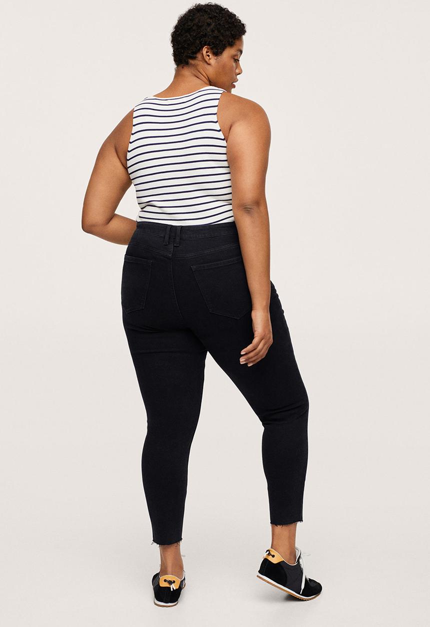 MANGO - Plus jeans isa - open grey