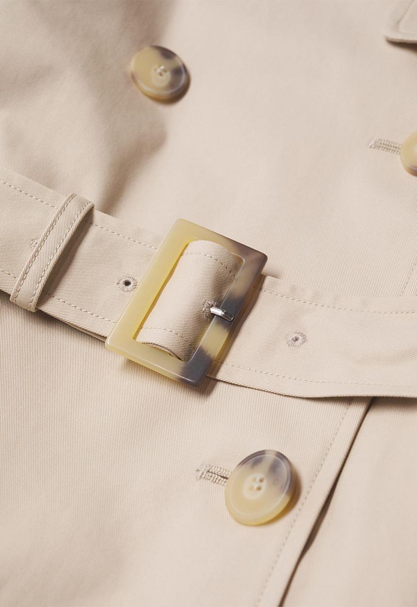 MANGO - Plus trench coat polana - light beige