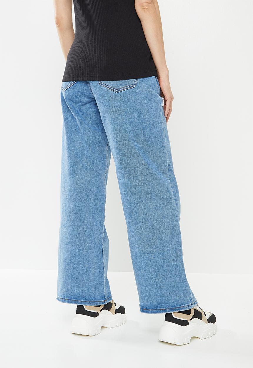 Missguided - Maternity straight wide leg - blue