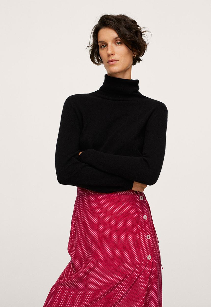 MANGO - Skirt rouje - red