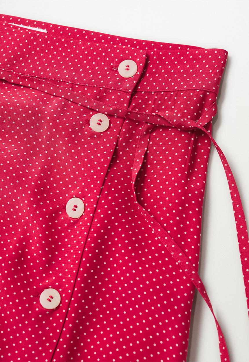 MANGO - Skirt rouje - red