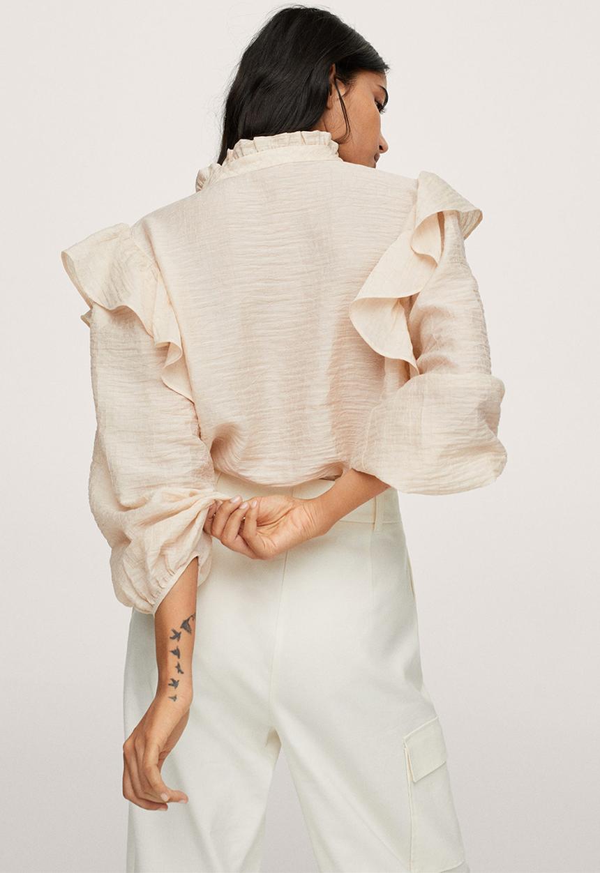 MANGO - Blouse dakota - light beige