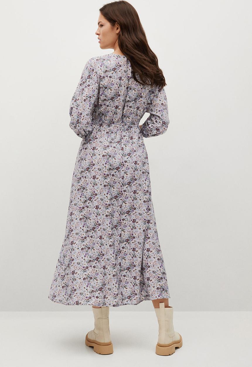 MANGO - Dress tangerin - light pastel purple