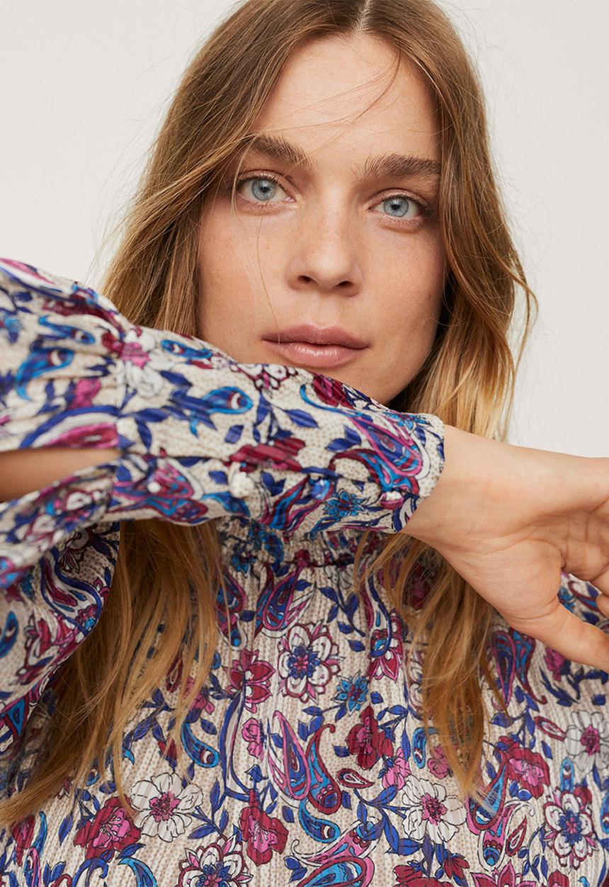 MANGO - Blouse luz - multi