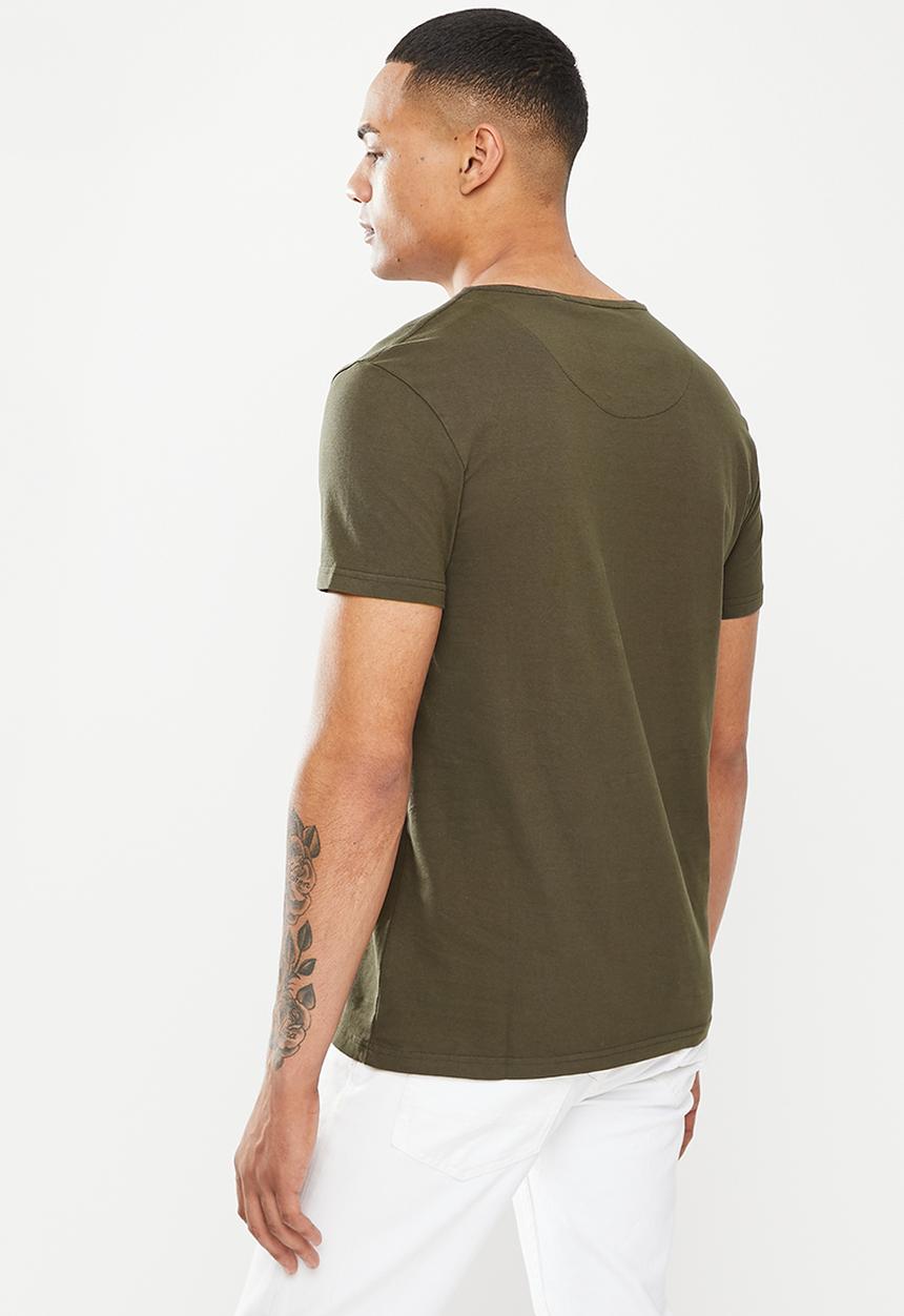 S.P.C.C - Trak regular fit straight hem tee - green 
