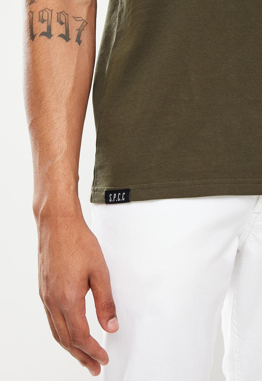 S.P.C.C - Trak regular fit straight hem tee - green 