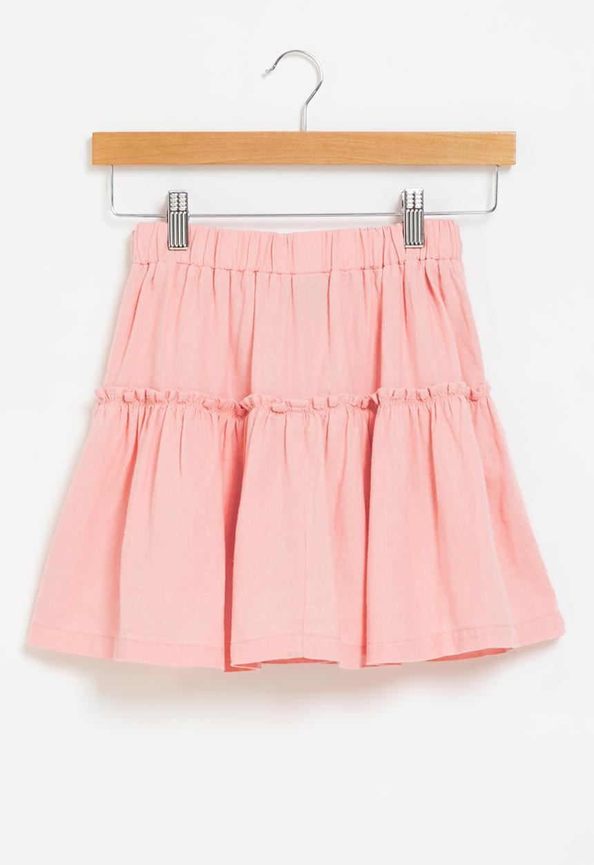 LAB - Girls linen skirt - pink