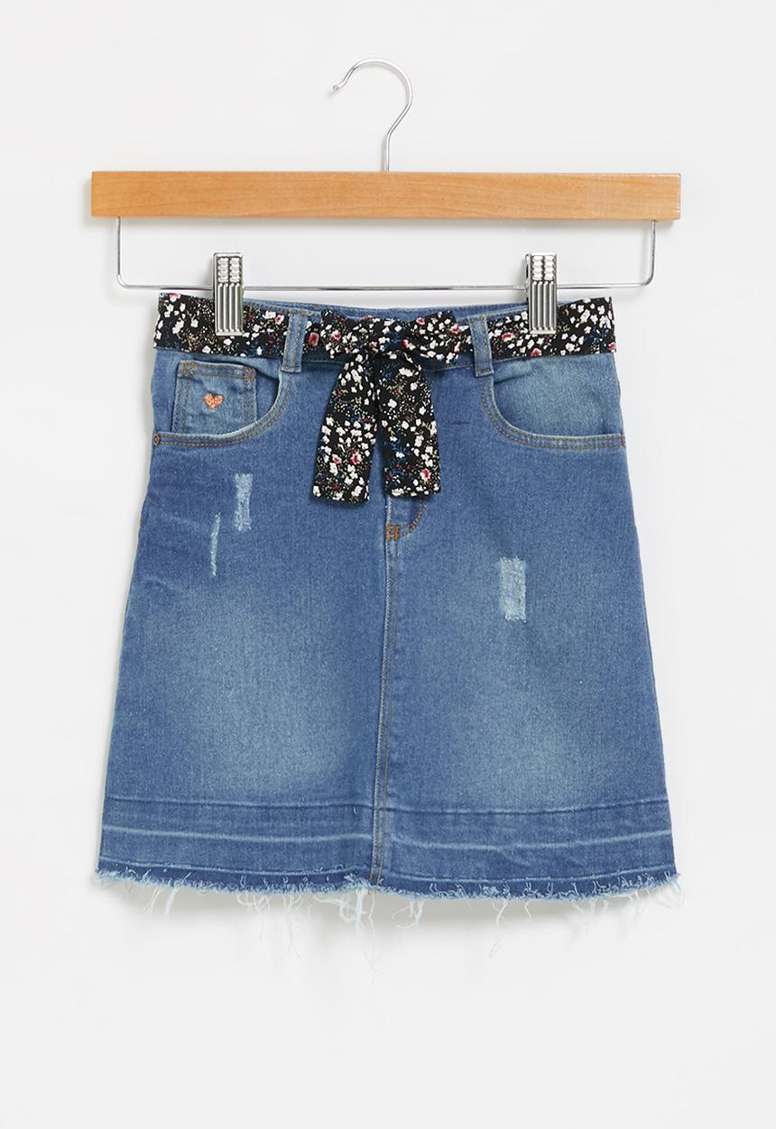 LAB - Girls denim skirt - blue 