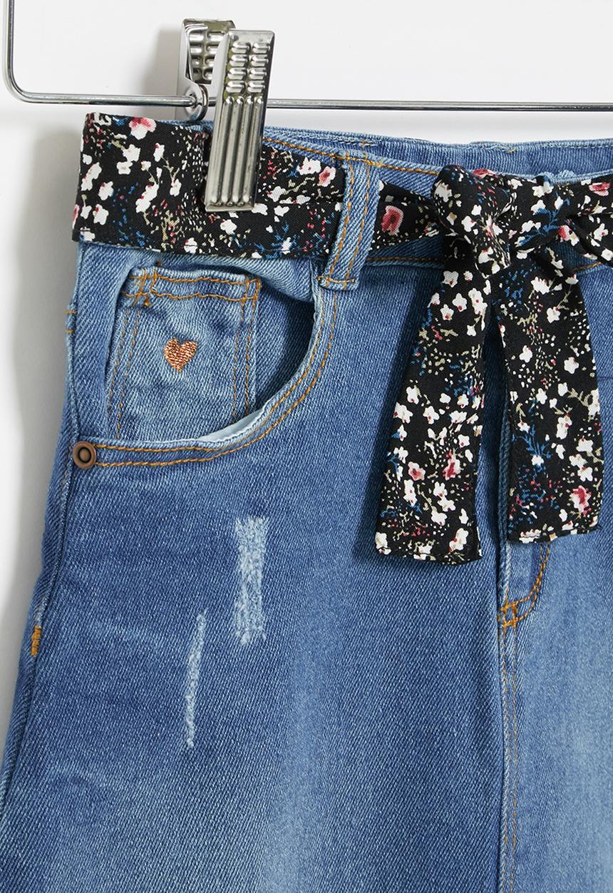 LAB - Girls denim skirt - blue 