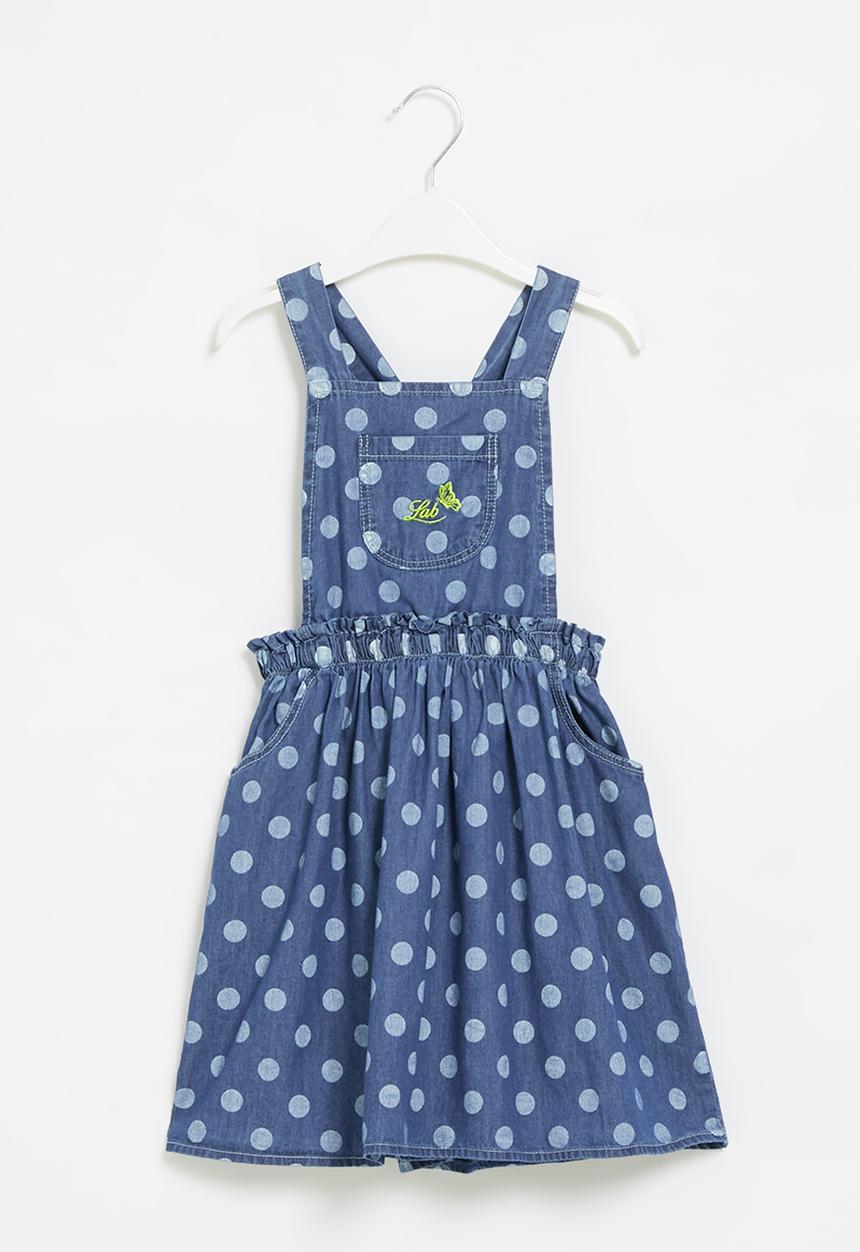 LAB - Girls pinafore - denim