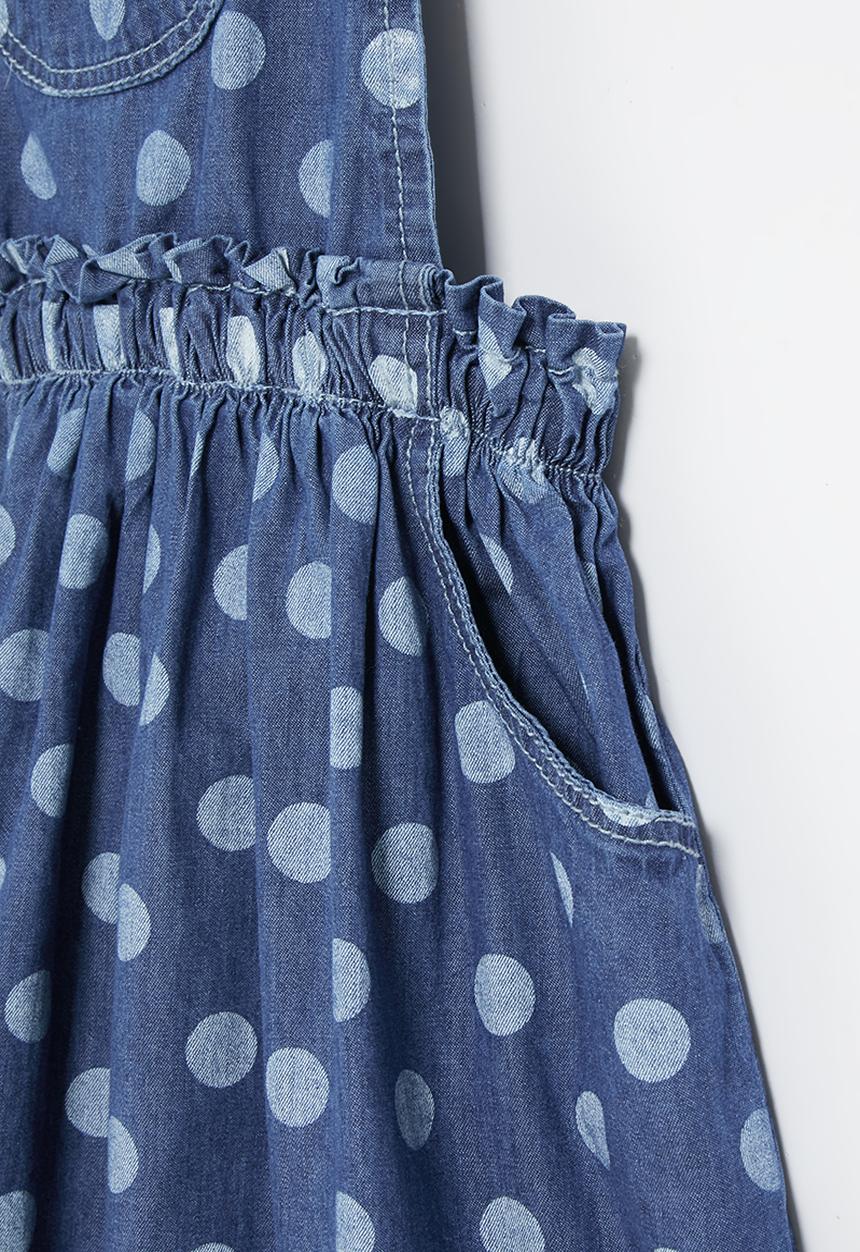 LAB - Girls pinafore - denim