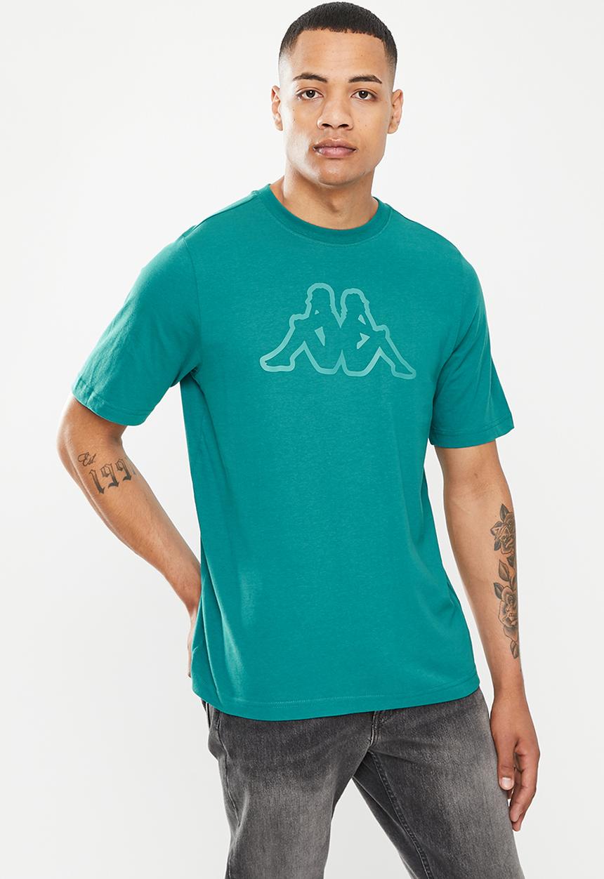 KAPPA - Logo coly T-shirt - blue 