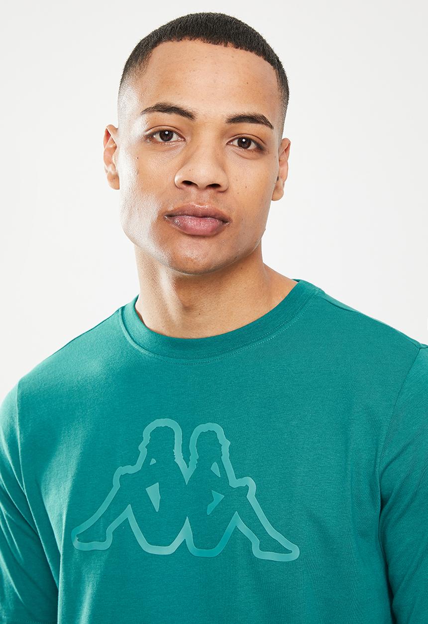KAPPA - Logo coly T-shirt - blue 
