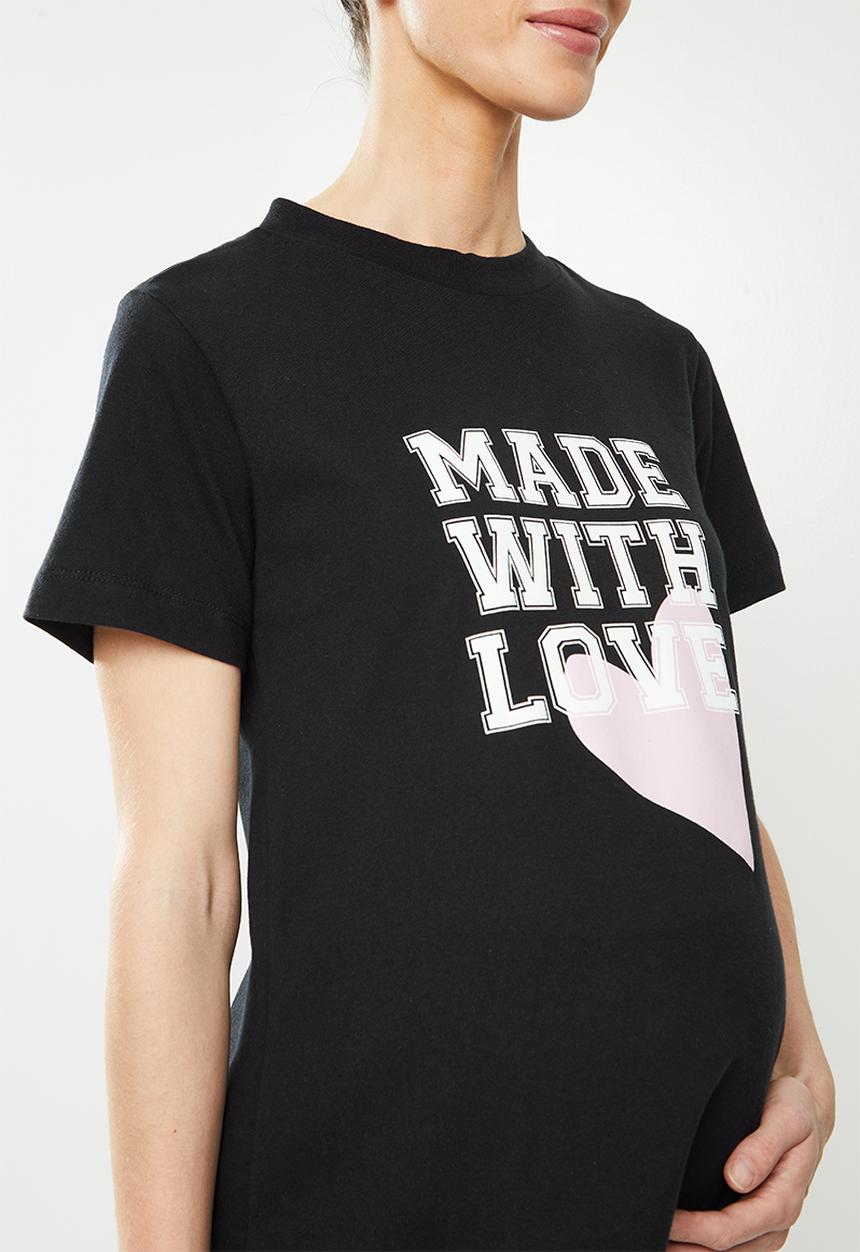 Superbalist - Printed crew neck tee - black