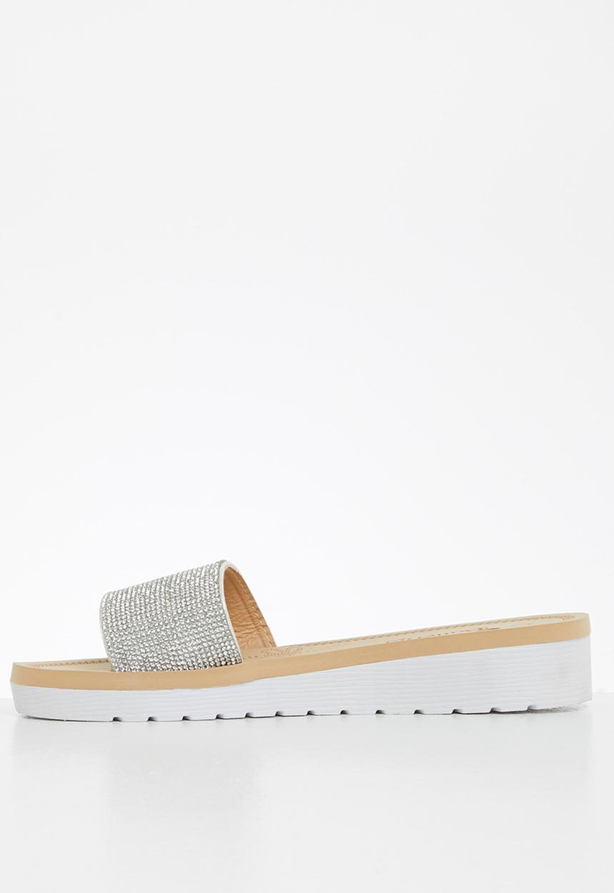 Butterfly Feet - Corley 1 flatform sandal - silver