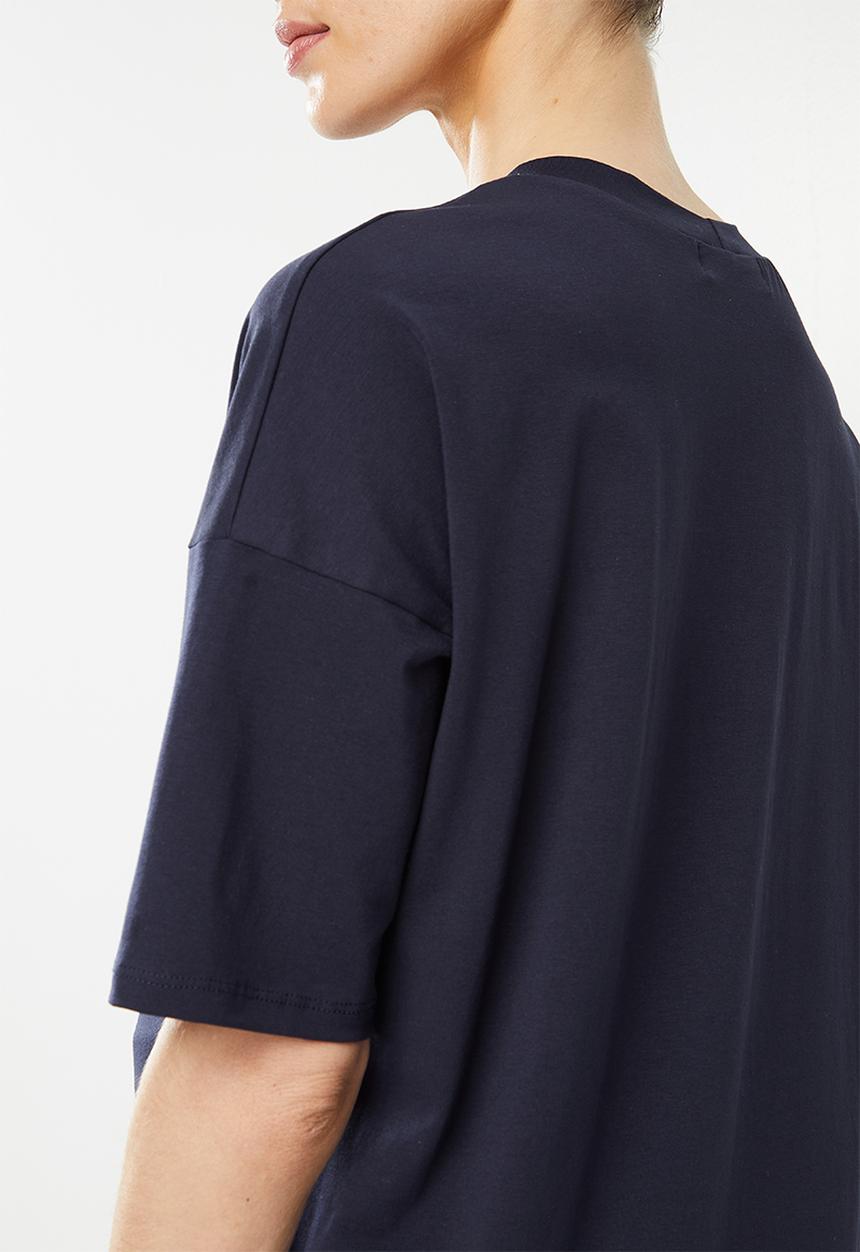 Superbalist - Cotton boxy tee - indigo 