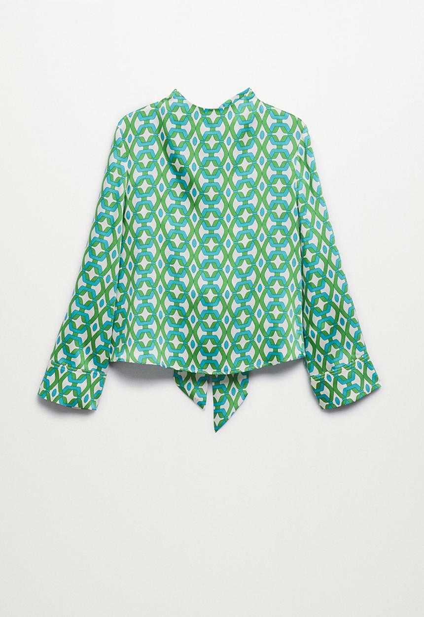 MANGO - Blouse quant - green