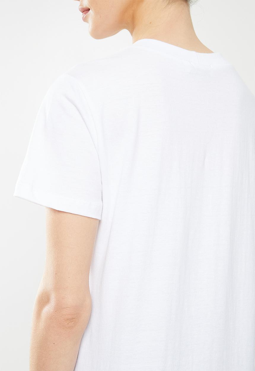 Superbalist - Printed crew neck tee - white