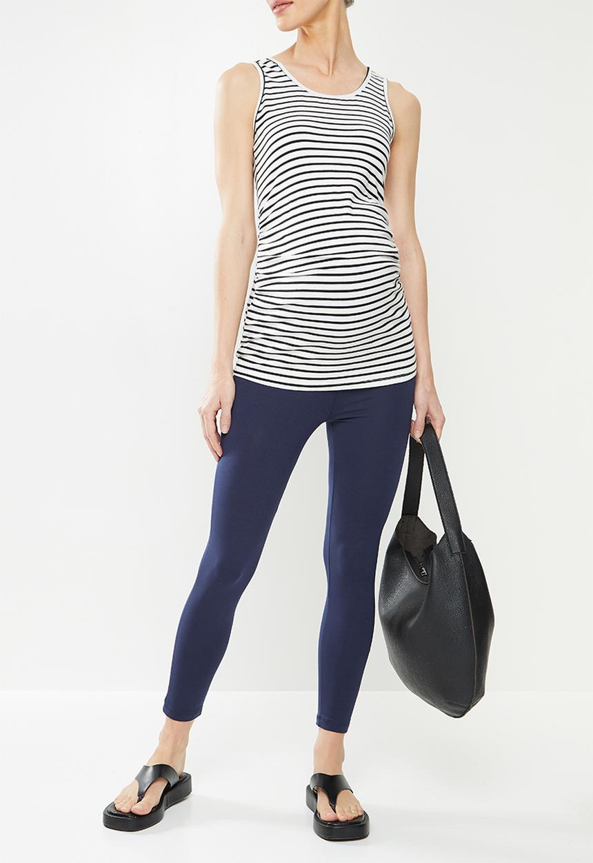 Superbalist - 7/8 cotton lycra leggings - navy