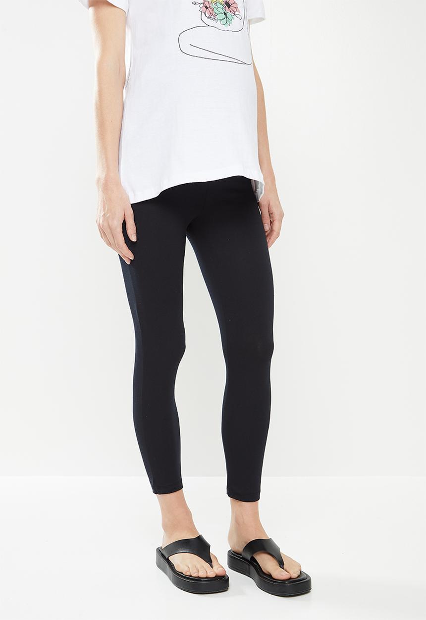 Superbalist - 7/8 cotton lycra leggings - black