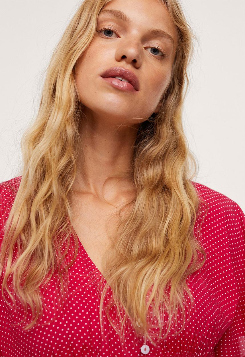 MANGO - Dress rouje - medium red