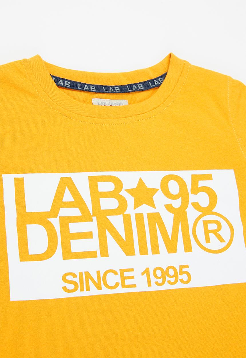 LAB - Boys lab denim tee - yellow