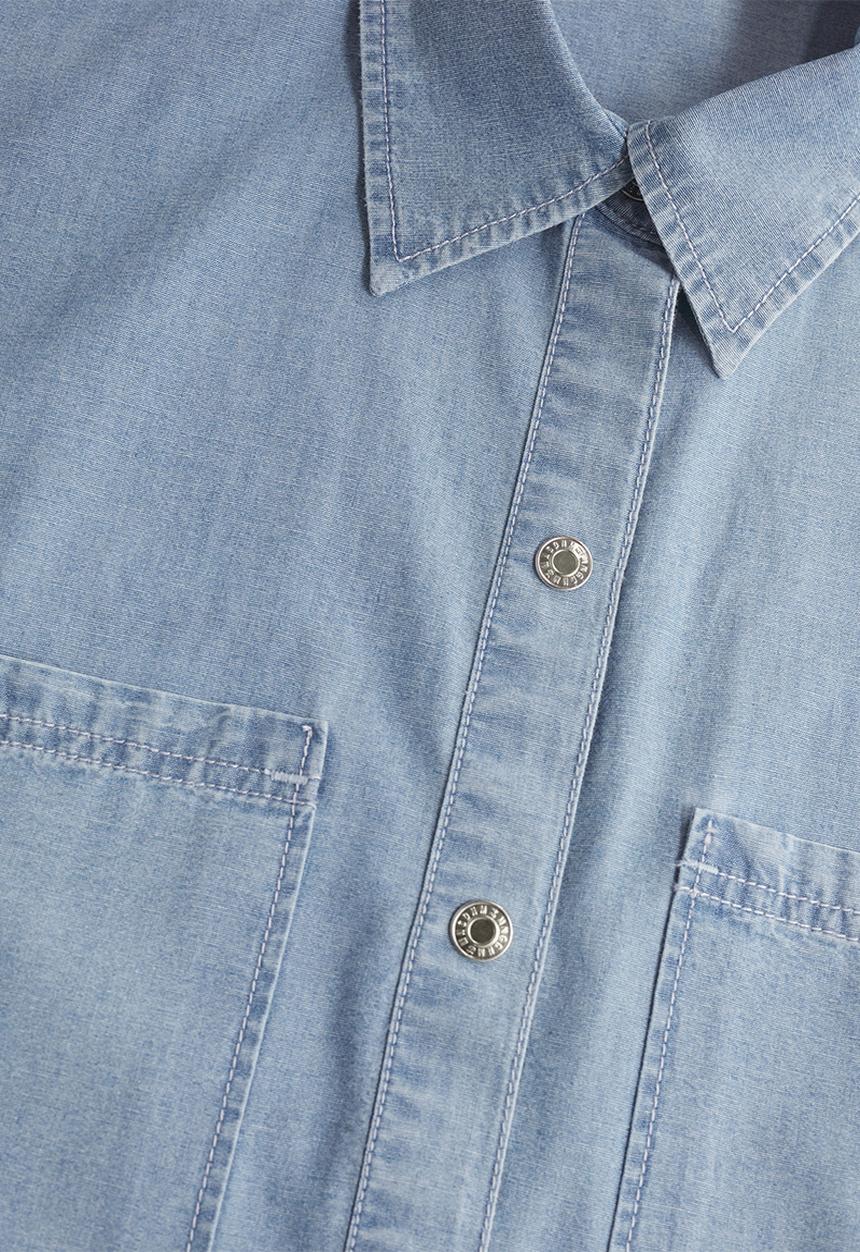 MANGO - Overshirt khris - blue