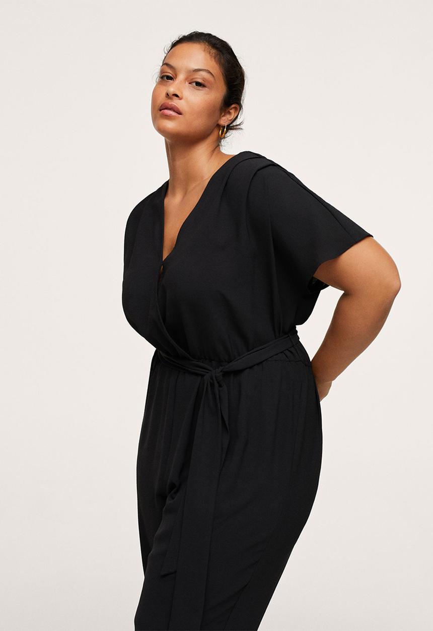 MANGO - Plus one-piece suit waikiki - black