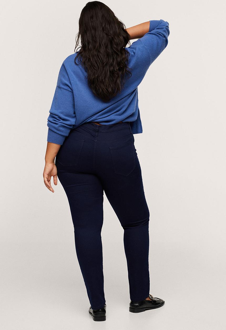 MANGO - Plus trousers julie - navy