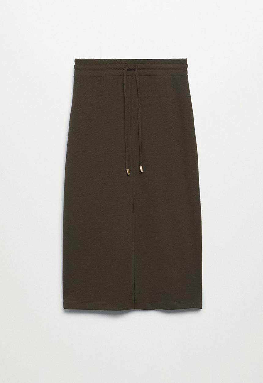 MANGO - Skirt amelie - khaki 