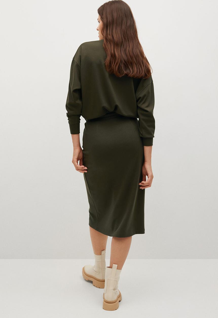 MANGO - Skirt amelie - khaki 
