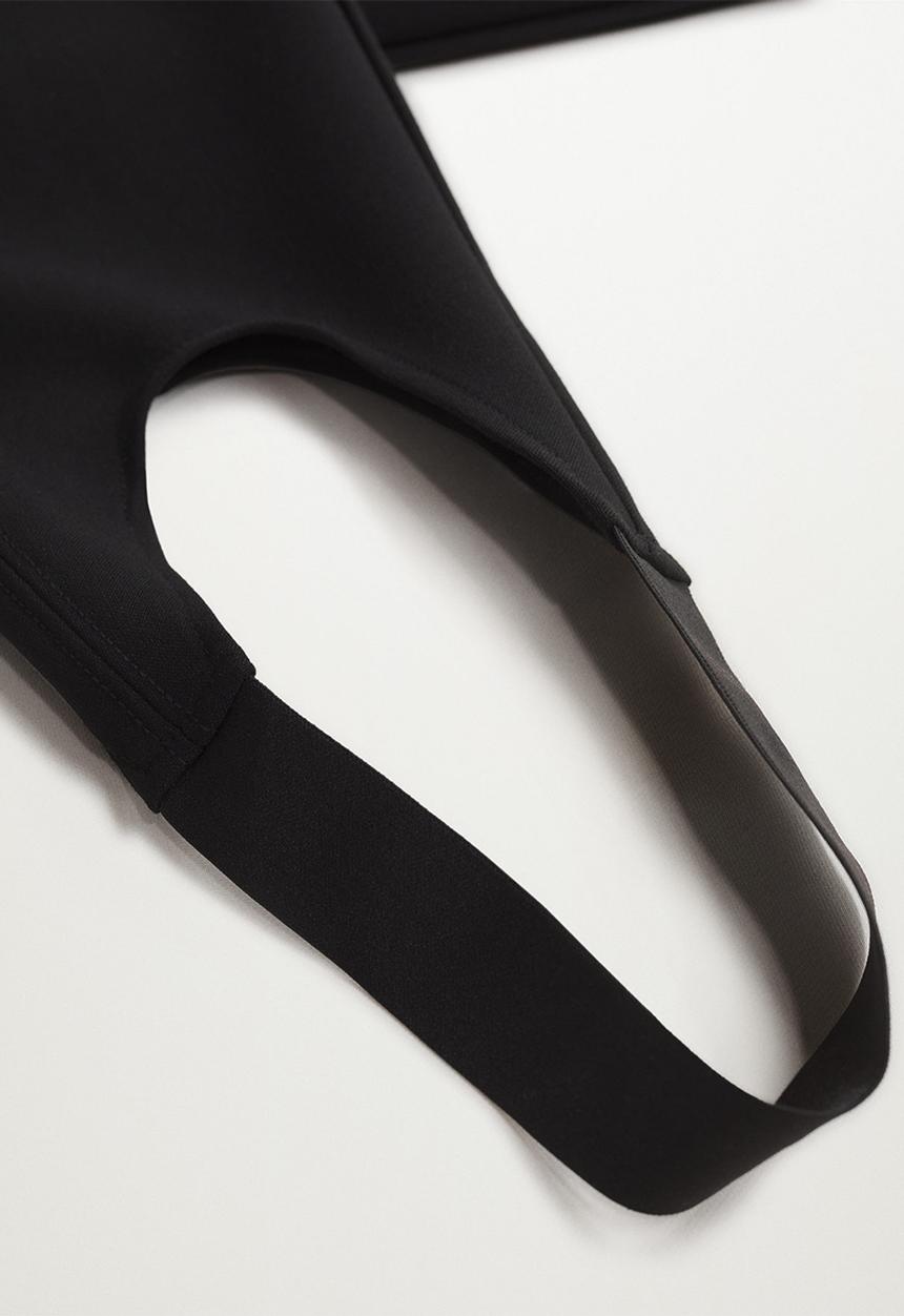 MANGO - Leggings fuseau - black