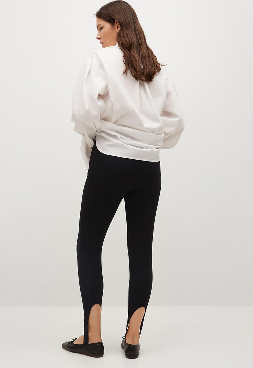 MANGO - Leggings fuseau - black