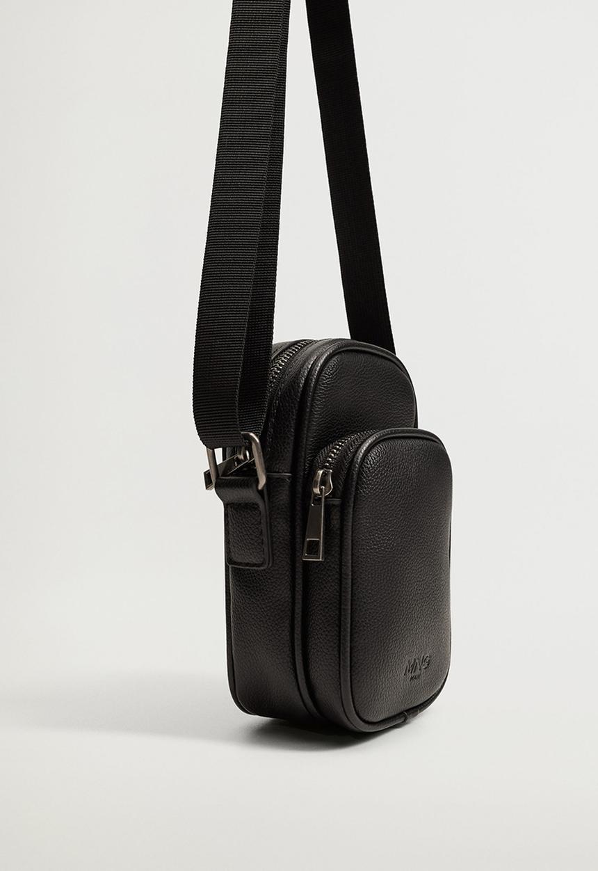 MANGO - Handbag park - black