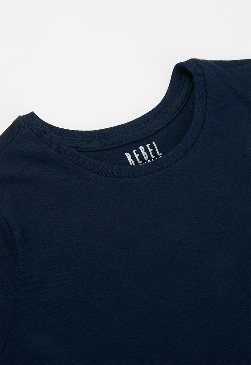 Rebel Republic - 3 Pack plain tees - multi
