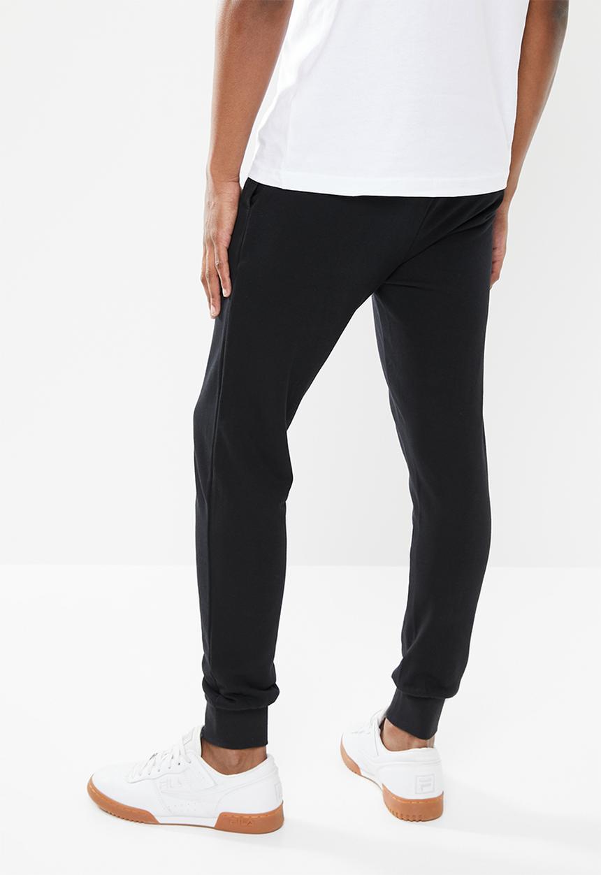 KAPPA - Logo crepin pants - black