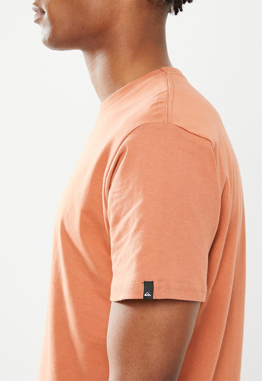Quiksilver - Corp logo short sleeve - cinnamon