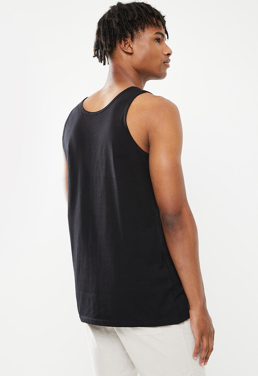 Quiksilver - Corp logo tank - black