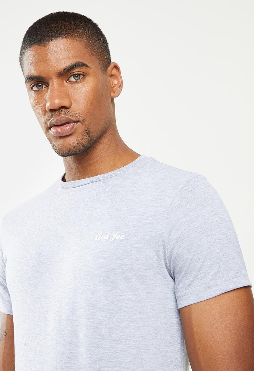 Aca Joe - High square logo tee - grey
