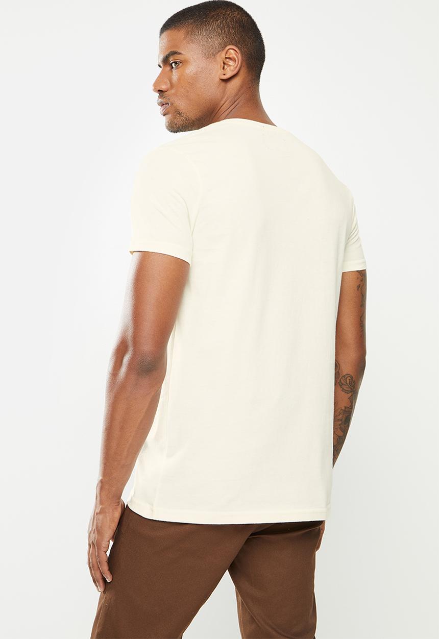 Aca Joe - High square logo tee - off white