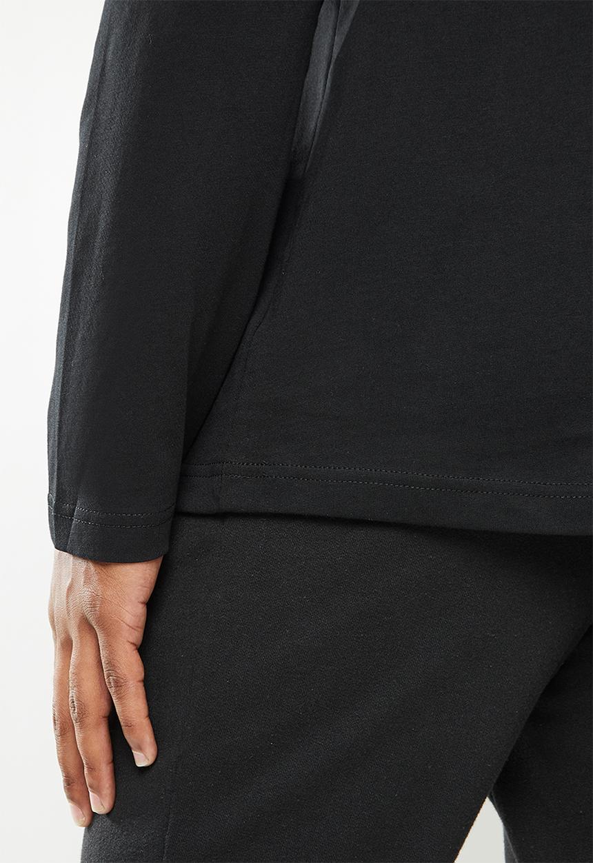 adidas Performance - Bl sj long sleeve tee - black & white