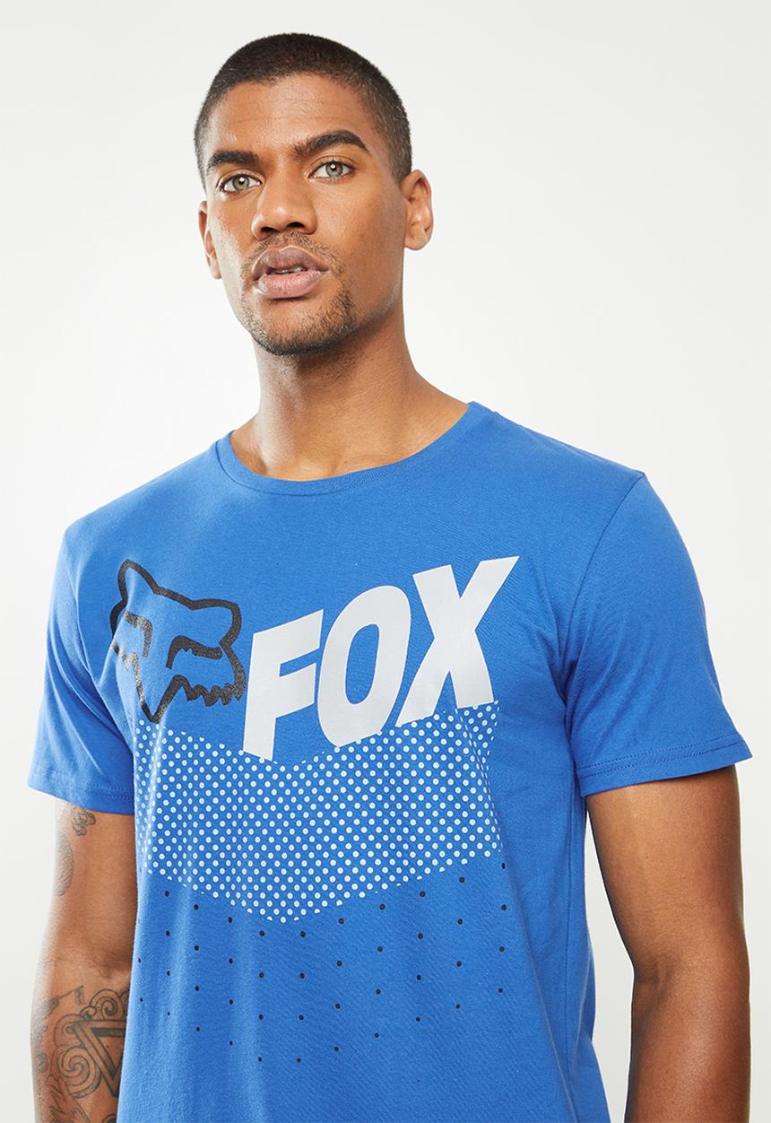 Fox - Trice short sleeve tee - blue
