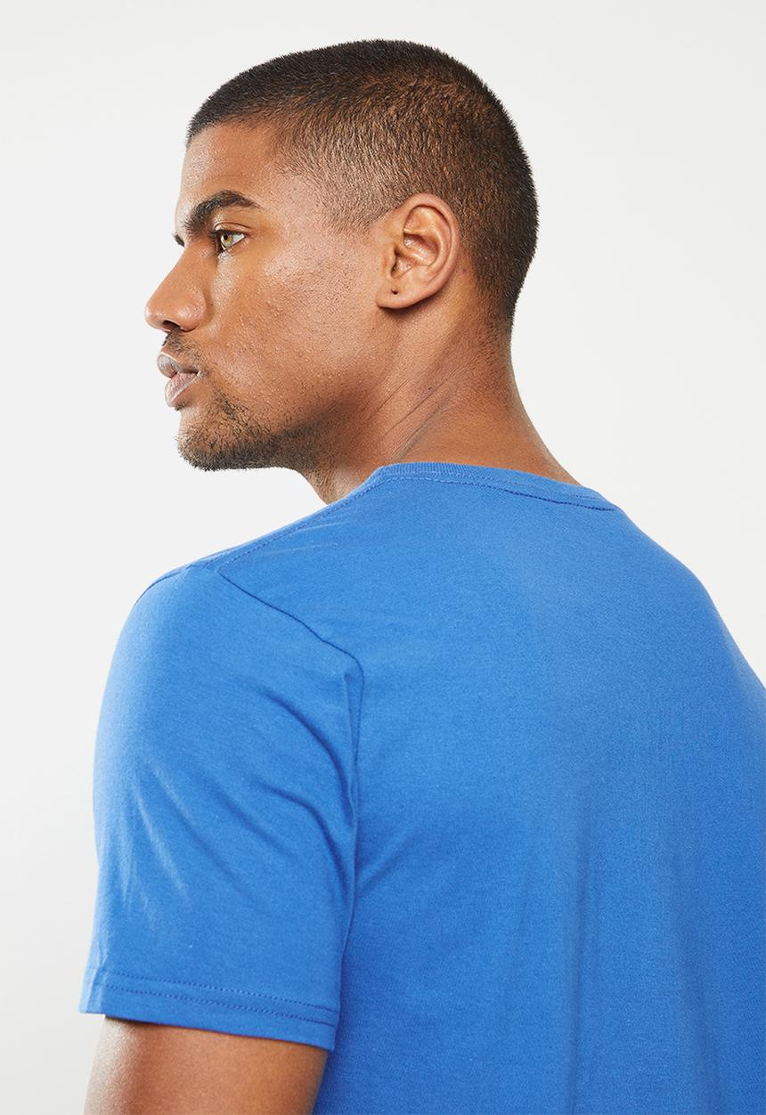 Fox - Trice short sleeve tee - blue