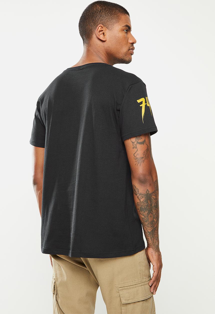 Fox - Riet short sleeve tee - black