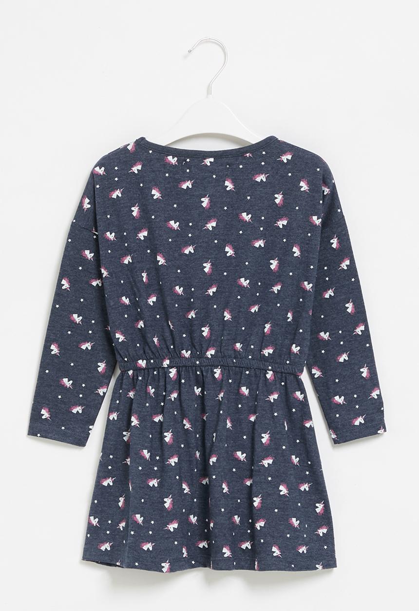 MINOTI - Girls basic jersey dress - navy