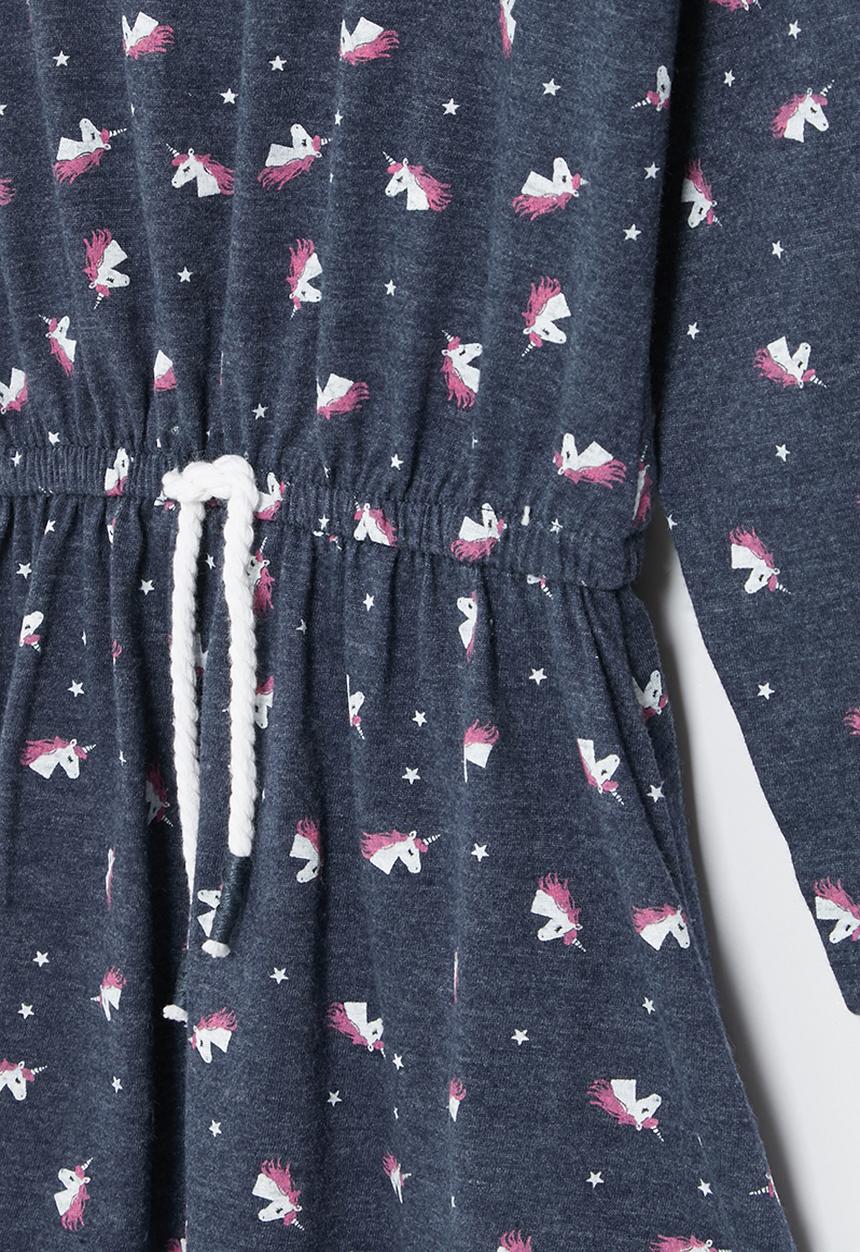 MINOTI - Girls basic jersey dress - navy