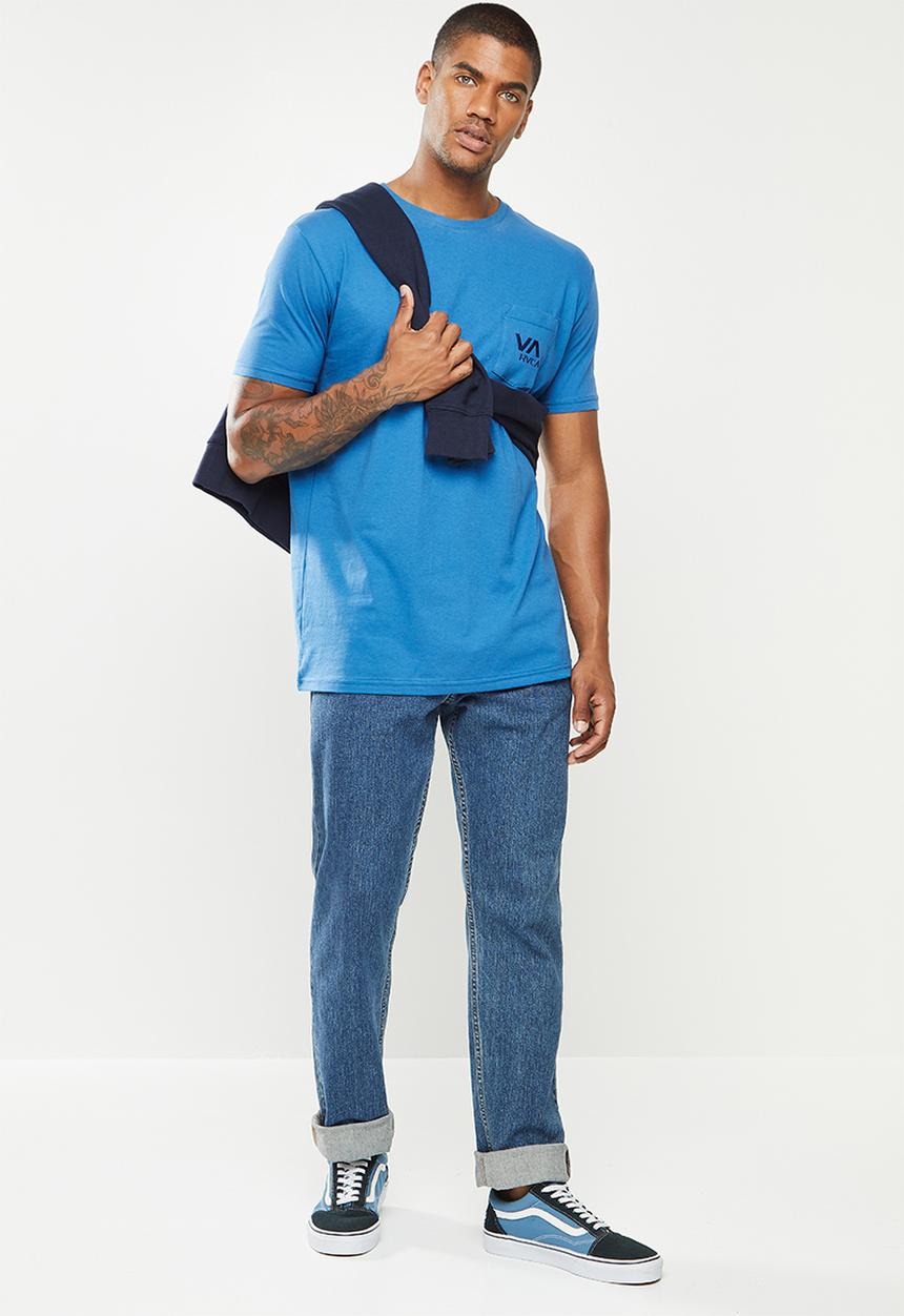 RVCA - Va pocket short sleeve tee - blue