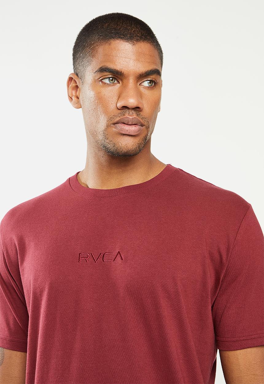 RVCA - Small rvca short sleeve tee - burgundy