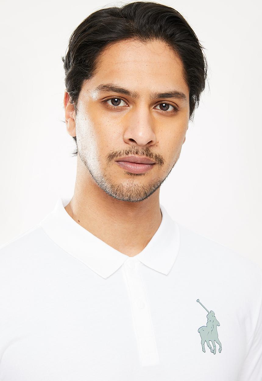POLO - Joseph short sleeve golfer - white
